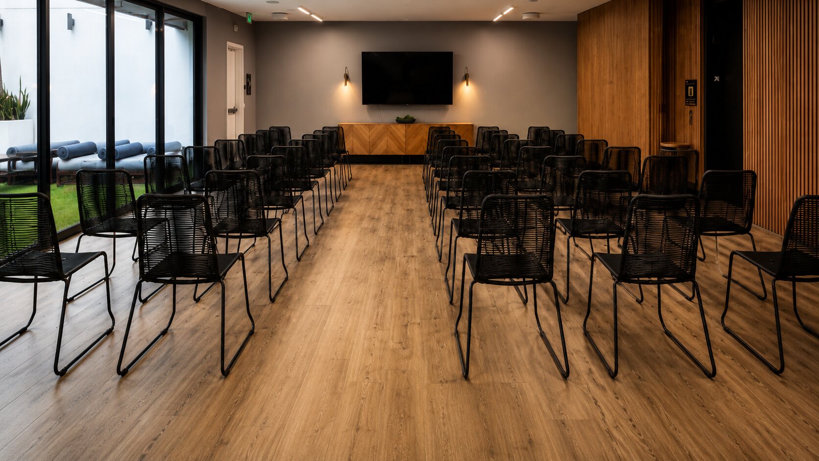 Meeting setup — theater